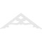 Ekena Millwork Pitch Brontes Architectural Grade PVC Gable Pediment, 48"W x 18"H x 1"P (9/12) GPP048X018X100BRO - alternate 3